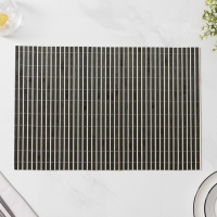 Салфетка сервировочная на стол «Соломка черная», 45×30 см, цвет чёрный Салфетка сервировочная на стол «Соломка черная», 45×30 см, цвет чёрный