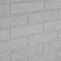 Панель ПВХ кирпич Белоснежный, 485х960 Панель ПВХ кирпич Белоснежный, 485х960