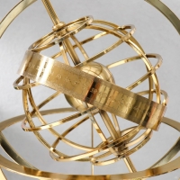Сувенир металл "Орбита Земли" золото 25х25х38 см