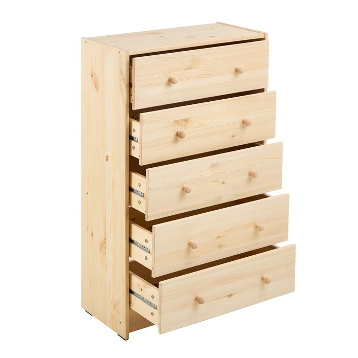 Комод RAST 5, 62х30х109, Массив сосны Комод RAST 5, 62х30х109, Массив сосны