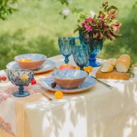 Кувшин для воды стеклянный Magistro &laquo;Круиз&raquo;, 1,1 л, 14&times;19,5 см, цвет синий