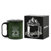 Термокружка, 180 мл, Туризм "23 февраля", сохраняет тепло 2 ч, компас Термокружка, 180 мл, Туризм "23 февраля", сохраняет тепло 2 ч, компас