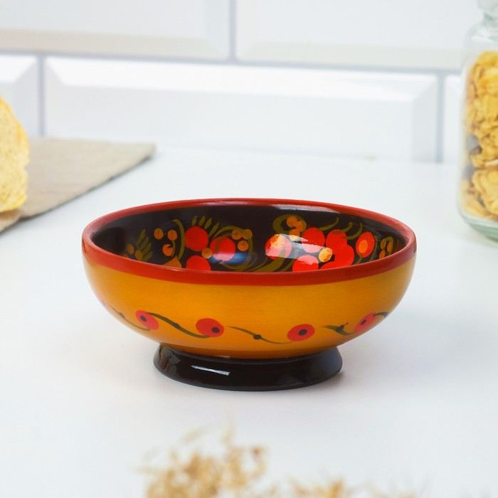 Розетка, 10&times;4 см, хохлома