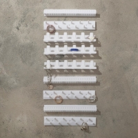 Органайзер для украшений Queen fair &laquo;Настенный&raquo; 15&times;8&times;3 см, набор 9 шт., цвет белый