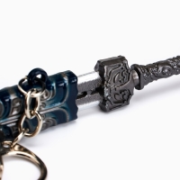 Сувенирное оружие подвесное мини "Меч в стиле аниме", брелок, 20 см, тёмно-синий Сувенирное оружие подвесное мини "Меч в стиле аниме", брелок, 20 см, тёмно-синий