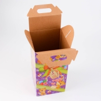 Новый год. Коробка подарочная новогодняя Ларец "Подарок" 16,2 х 37,7 х 16 см.