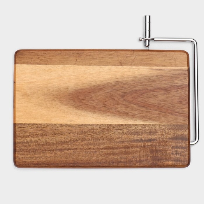 Доска для нарезки сыра Magistro, 24,5×16,5 см, акация Доска для нарезки сыра Magistro, 24,5×16,5 см, акация