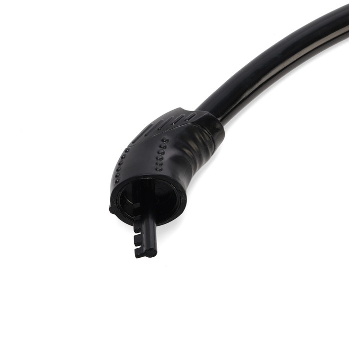 Замок навесной велосипедный ТУНДРА, 15х800 мм., кодовый, цвет черный Замок навесной велосипедный ТУНДРА, 15х800 мм., кодовый, цвет черный