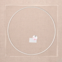 Основа для макраме &laquo;Круг&raquo;, металлическая, d = 30/30,6 см, цвет белый