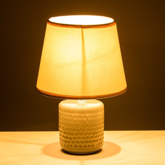 Настольная лампа "Манолия" Е14 40Вт серый 18х18х27 см RISALUX