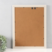 Фоторамка пластик 30х40 см "Плетение" тёмно-серая с полосатой обводкой 44,6х34,6х1 см