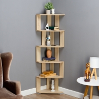 Стеллаж угловой 380х380х1563 см, Сонома