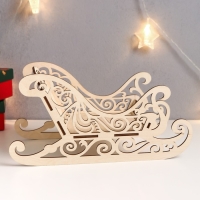 Сувенир "Сани" 31,5х15,5х16 см (набор 5 деталей)