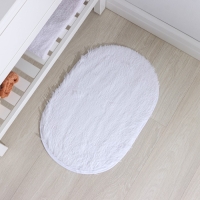 Коврик для дома Доляна «Пушистик», 38×59 см, цвет белый Коврик для дома Доляна «Пушистик», 38×59 см, цвет белый