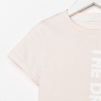 Пижама детская для девочки KAFTAN "Dream" р.30 (98-104), бежевый Пижама детская для девочки KAFTAN "Dream" р.30 (98-104), бежевый