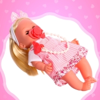 Пупс функциональный «Анечка», пьёт, писает, с набором аксессуаров, со стульчиком для кормления Пупс функциональный «Анечка», пьёт, писает, с набором аксессуаров, со стульчиком для кормления