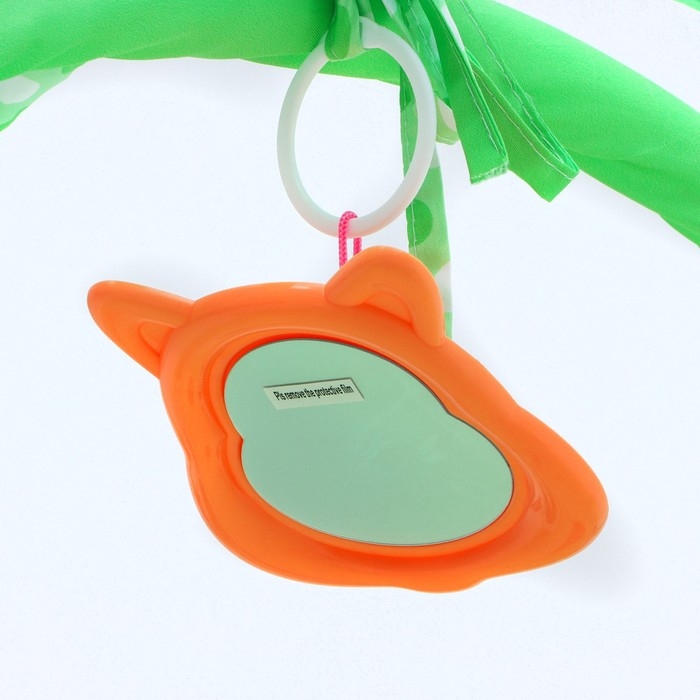 Развивающий коврик с дугами &laquo;Лягушонок&raquo;, 4 игрушки, зеркало, размер 78х69 см, Крошка Я