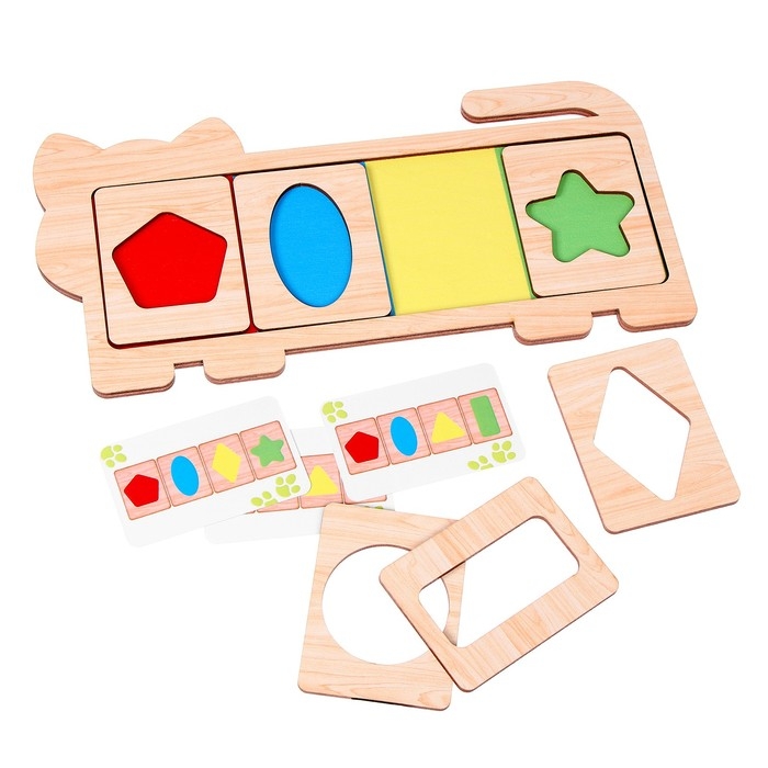 Настольная игра. Повтори по образцу &laquo;Кот&raquo;