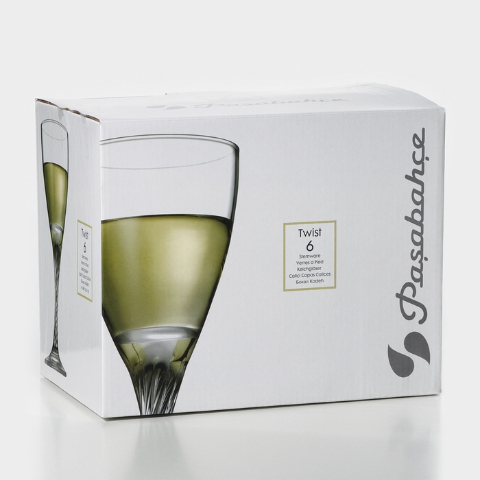 Набор стеклянных бокалов «Твист», 180 мл, 6 шт Набор стеклянных бокалов «Твист», 180 мл, 6 шт