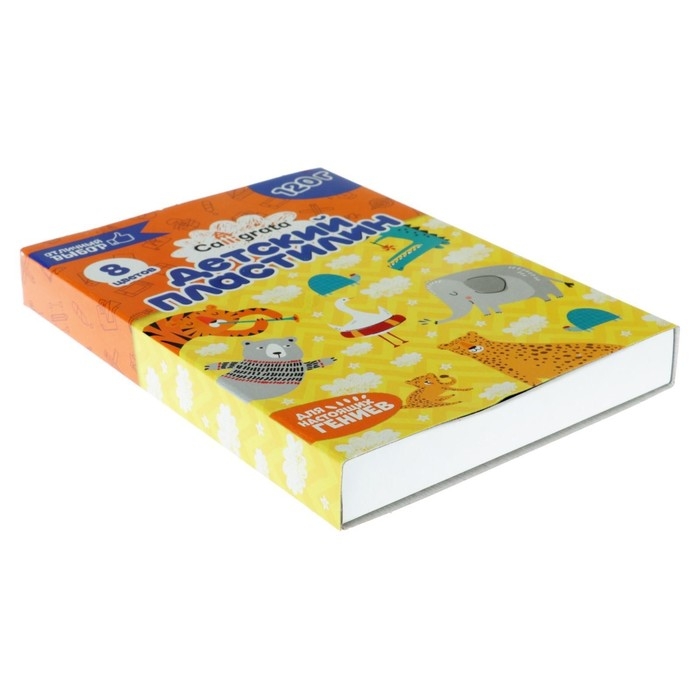 Пластилин Calligrata, 8 цветов, 120 г Пластилин Calligrata, 8 цветов, 120 г