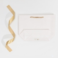 Пакет подарочный новогодний &laquo;White Snow&raquo;, 19 х 20 х 9 см, Новый год