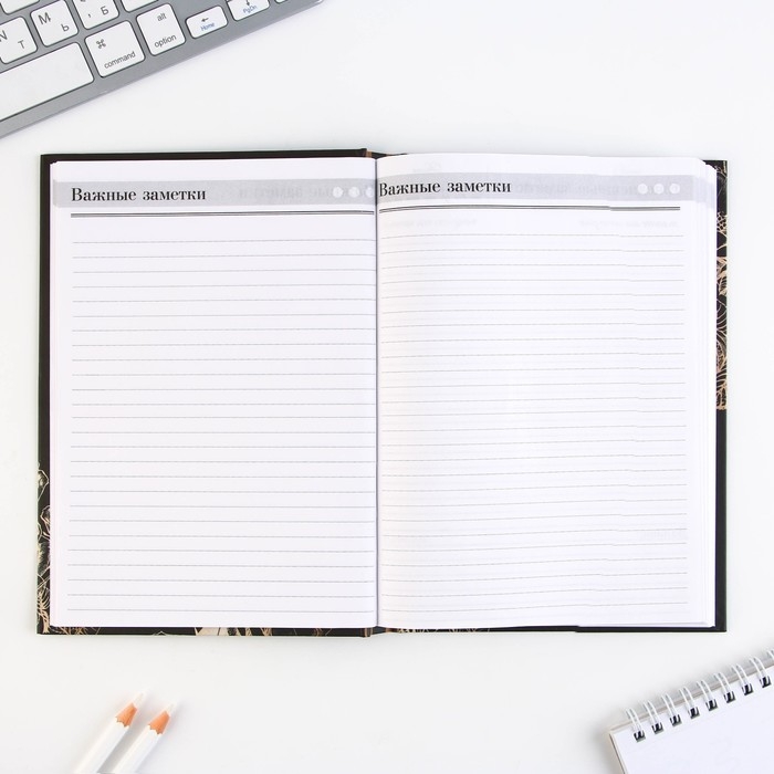 Набор &laquo;Золотой учитель&raquo;: ежедневник А5 160 листов, планинг 50 листов и ручка пластик