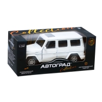 Машина &laquo;Внедорожник&raquo;, 1:32, инерция, световые и звуковые эффекты, цвет белый