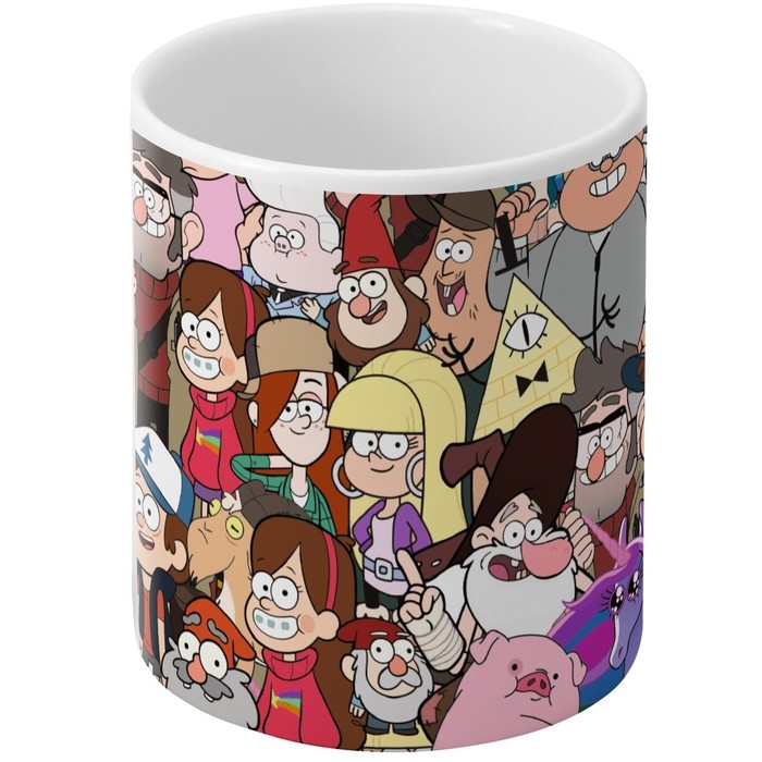 Кружка сублимация, 350 мл, Гравити Фолз Кружка сублимация, 350 мл, Гравити Фолз