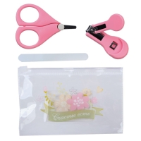 Маникюрный набор детский для самых маленьких «Счастье» (ножницы+щипчики+пилка) Маникюрный набор детский для самых маленьких «Счастье» (ножницы+щипчики+пилка)