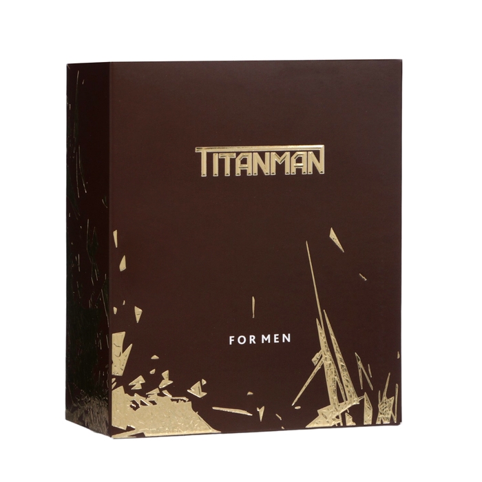 Подарочный набор мужской TITANMAN Гель для душа,150 мл + Шампунь для волос и бороды, 150 мл