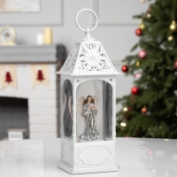 Фигура светодиодная &laquo;Рождественское волшебство&raquo;, 28х10.4х10.4 см, музыка, батарейки ААх3 (не в комплекте), USB, свечение тёплое белое