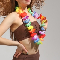 Гавайское ожерелье &laquo;Цветок плюмерия&raquo;