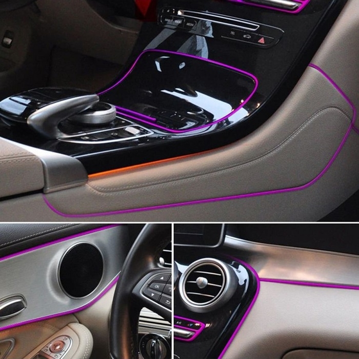 Молдинг гибкий внутрисалонный, фиолетовый, 5 м Молдинг гибкий внутрисалонный, фиолетовый, 5 м