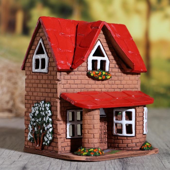 Аромалампа Домик &laquo;Причуда&raquo;, 12 см, ручная работа, микс