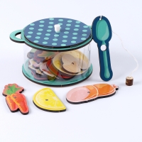 Разивающая игра сортер &laquo;Кастрюля с супами&raquo;