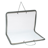 Папка для чертежей и рисунков А3, 460 х 320 х 25 мм, с ручками, пластиковая, молния вокруг, "Офис"