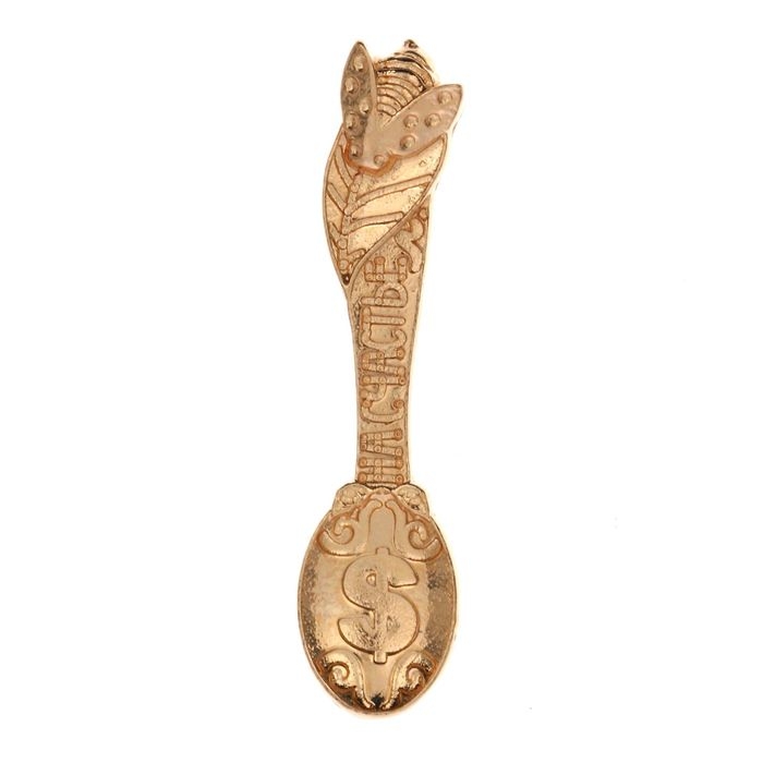 Кошельковый талисман: ложка загребушка «На счастье», 4 х 0,5 см. Кошельковый талисман: ложка загребушка «На счастье», 4 х 0,5 см.