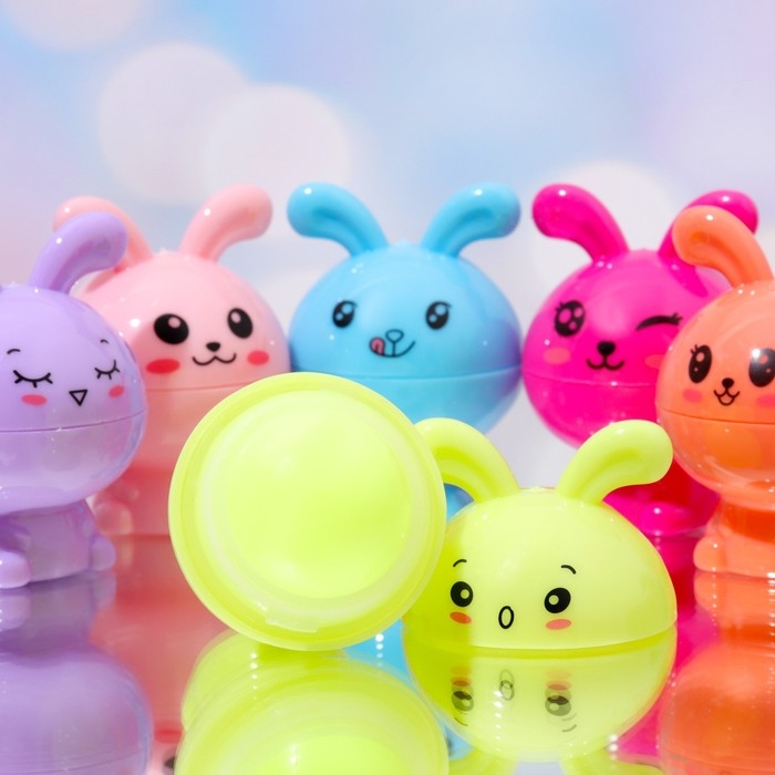 Бальзам для губ «Кролик», микс цветов и ароматов Бальзам для губ «Кролик», микс цветов и ароматов