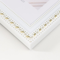 Фоторамка пластик "МИРАМ" 10х15 см, 642968-4, белый (пластиковый экран)