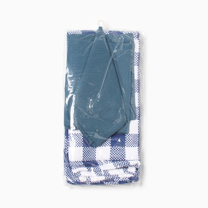 Кух. набор Этель МИКС: полотенце 42х67 см - 2 шт, салфетка 40х40 см - 3 шт, 100% хл