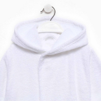 Халат махровый детский Экономь и Я р. 36, цв.белый, 100%хл с AIRO, 320 г/м2