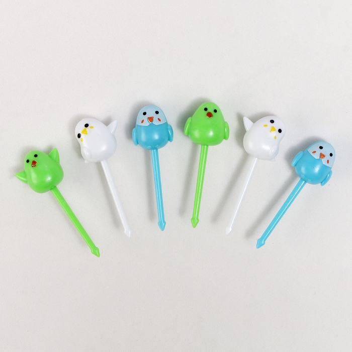 Набор топперов &laquo;Цыплята&raquo;, 6 шт.