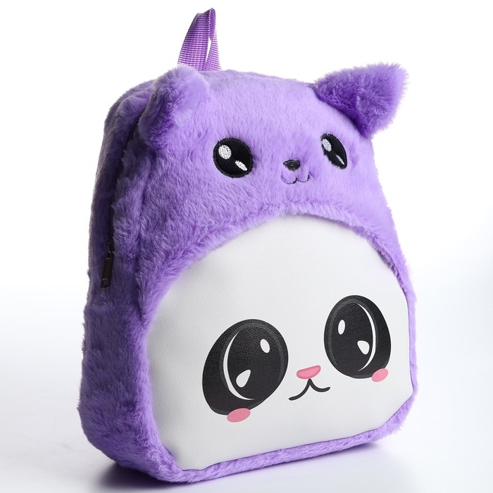 Рюкзак плюшевый детский для девочки &laquo;Очаровательная панда&raquo;, 30х25х7 см