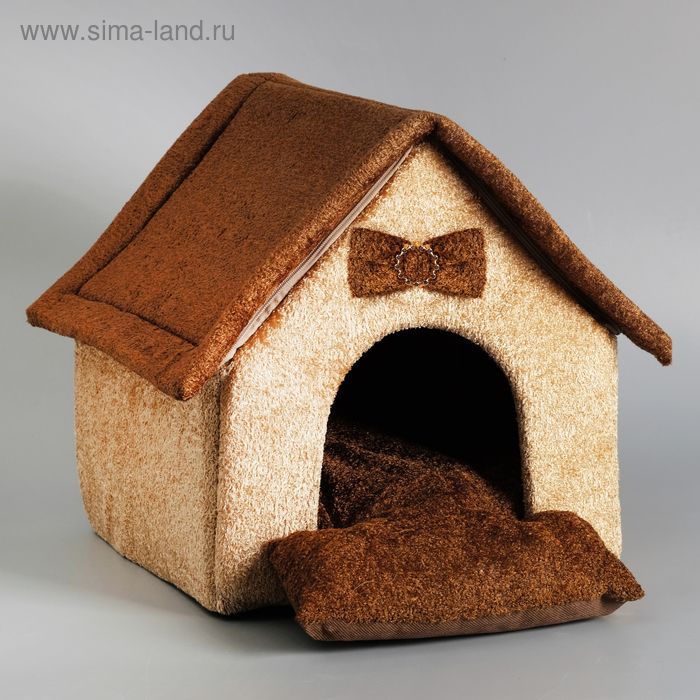 Домик Домик "Ворсинка", 34 х 32 х 37 см, микс