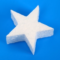 Форма из пенопласта "Звезда", 5 х 2 см, набор 10 шт Форма из пенопласта "Звезда", 5 х 2 см, набор 10 шт