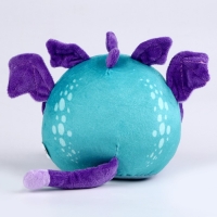 Мягкая игрушка &laquo;Дракон&raquo;, фиолетово-зелёный, 15 см