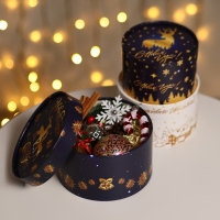 Набор  коробок 3 в1 "Новогодняя сказка" 16 х 10, 14 х 9, 13 х 8,5 см