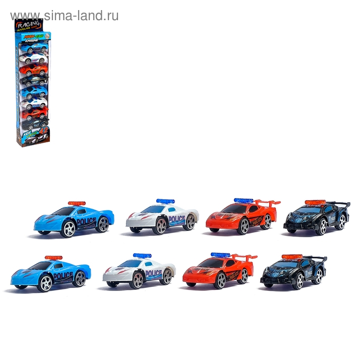 Машина &laquo;Спорт&raquo;, набор 8 шт.