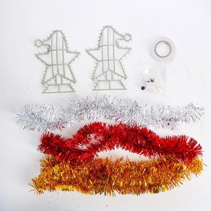 Новогодний ночник- украшение своими руками &laquo;Звёздочка&raquo;