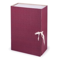 Короб архивный А4 Calligrata, 120 мм, складывающийся, бумвинил, до 1000 листов, бордовый Короб архивный А4 Calligrata, 120 мм, складывающийся, бумвинил, до 1000 листов, бордовый